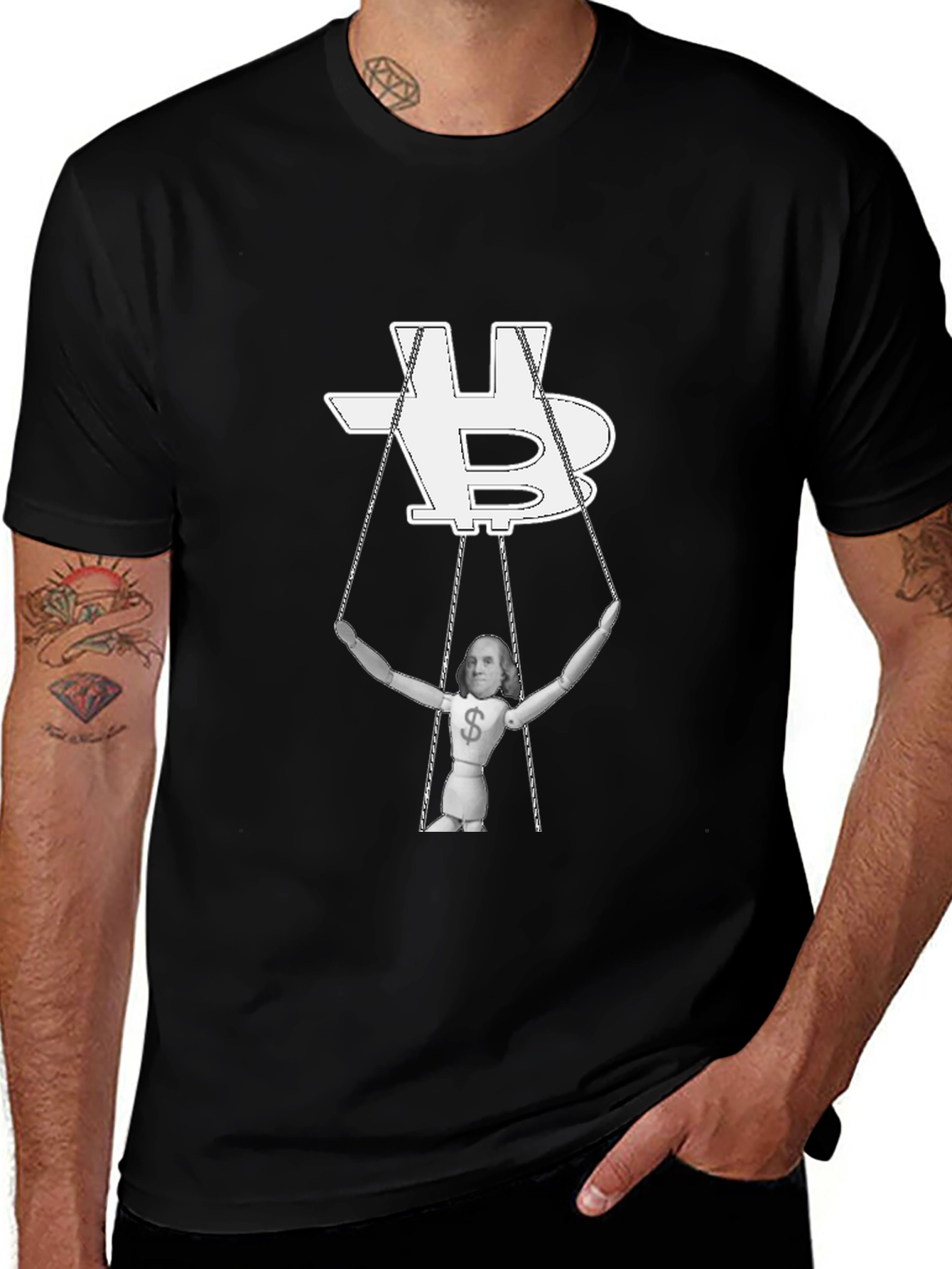 Bitcoin Puppet T-Shirt - Crypto Currency Design