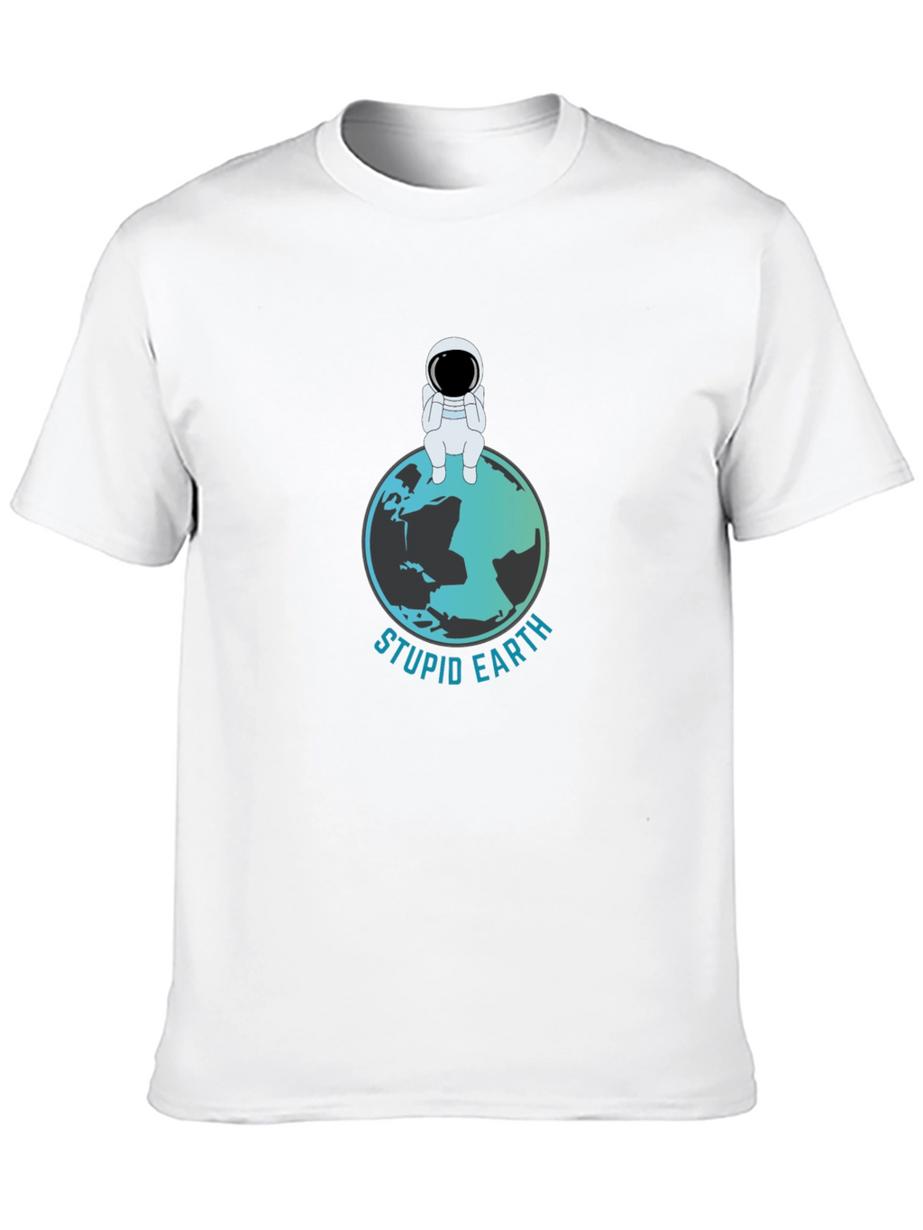Stupid Earth T-Shirt - Astronaut Graphic Tee