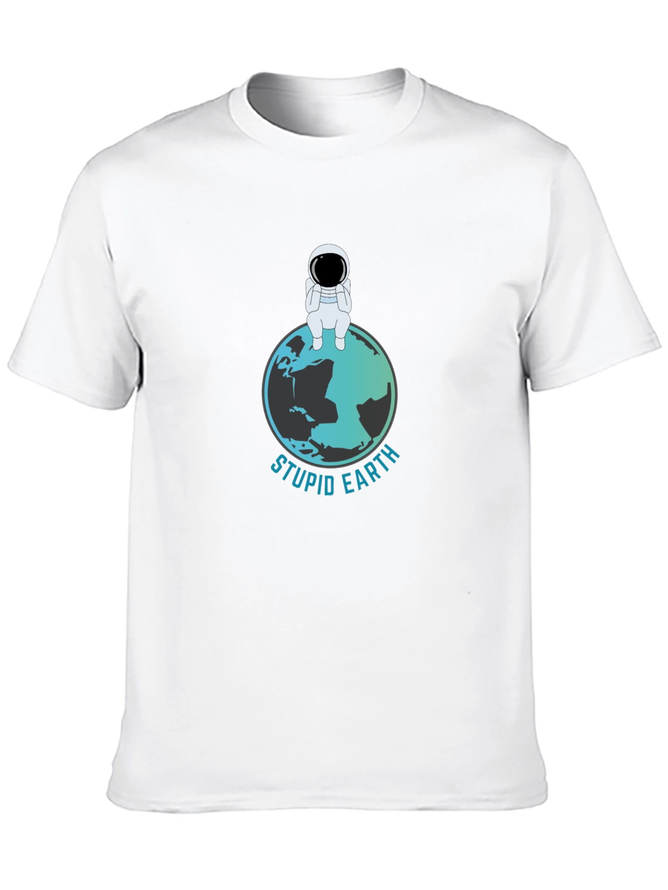 Stupid Earth T-Shirt - Astronaut Graphic Tee