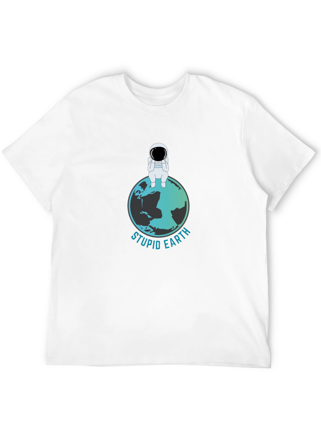 Stupid Earth T-Shirt - Astronaut Graphic Tee