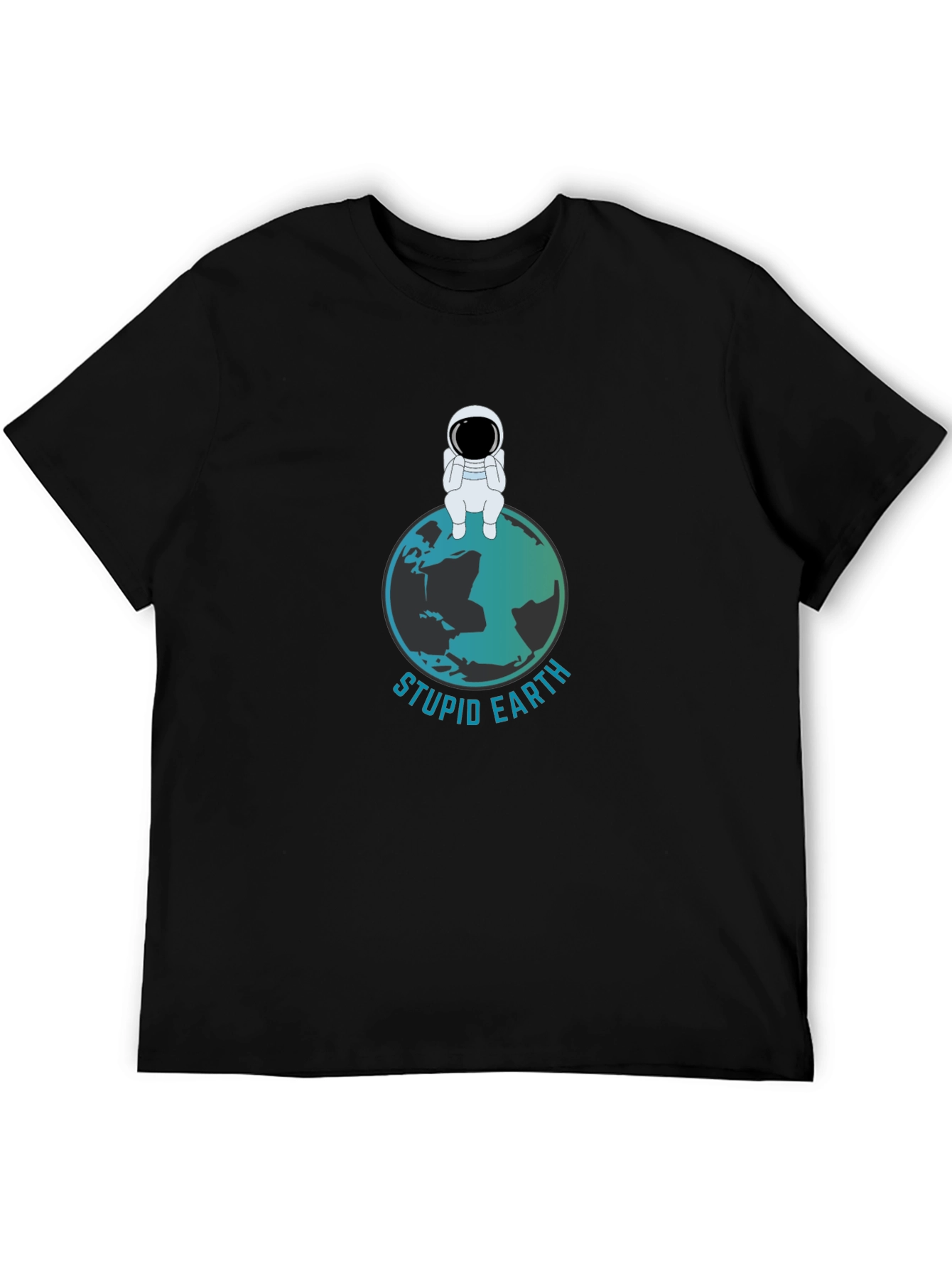Stupid Earth T-Shirt - Astronaut Graphic Tee