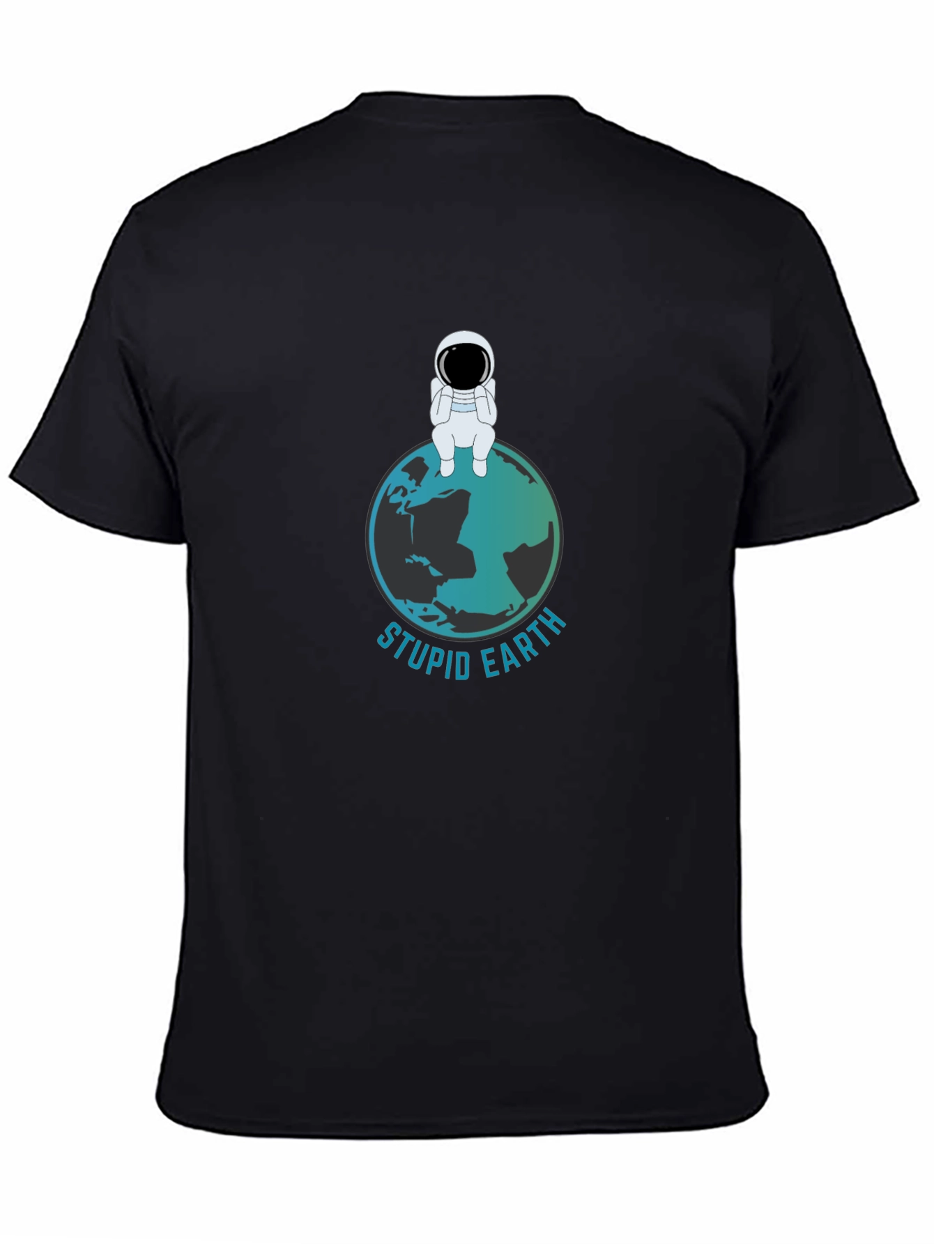 Stupid Earth T-Shirt - Astronaut Graphic Tee