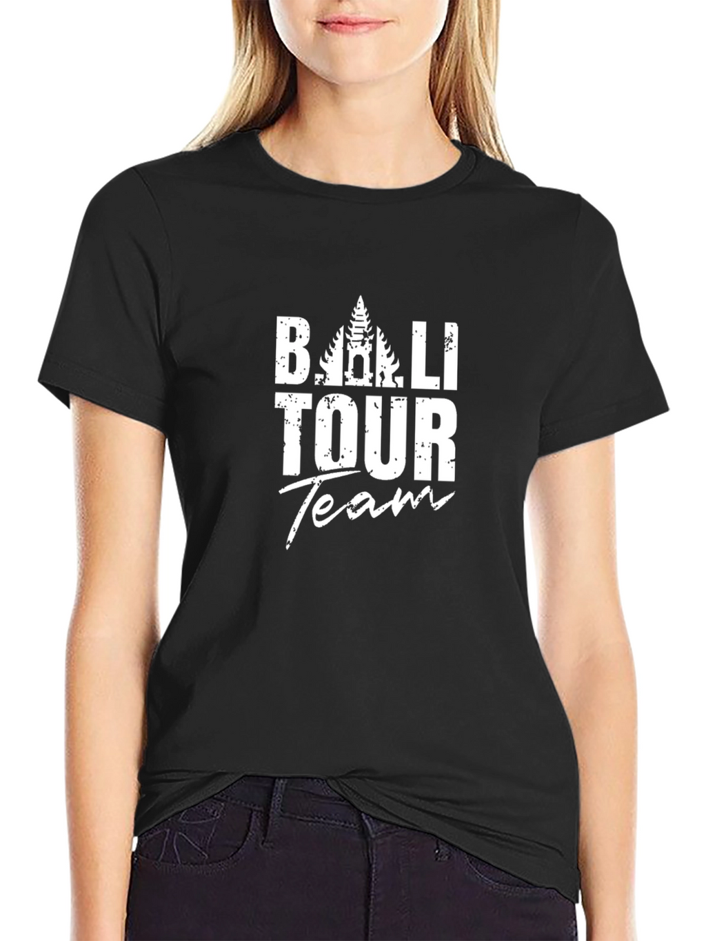 Bali Tour Team Black Graphic Tee