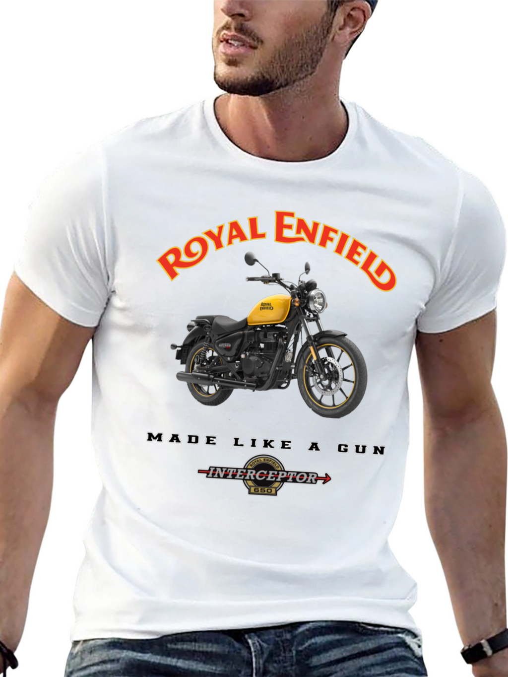 Royal Enfield Motorcycle Graphic T-Shirt