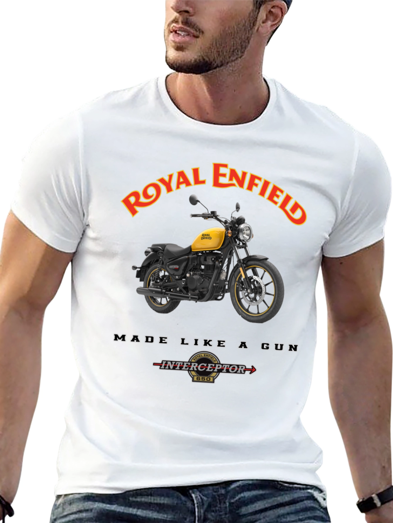 Royal Enfield Motorcycle Graphic T-Shirt
