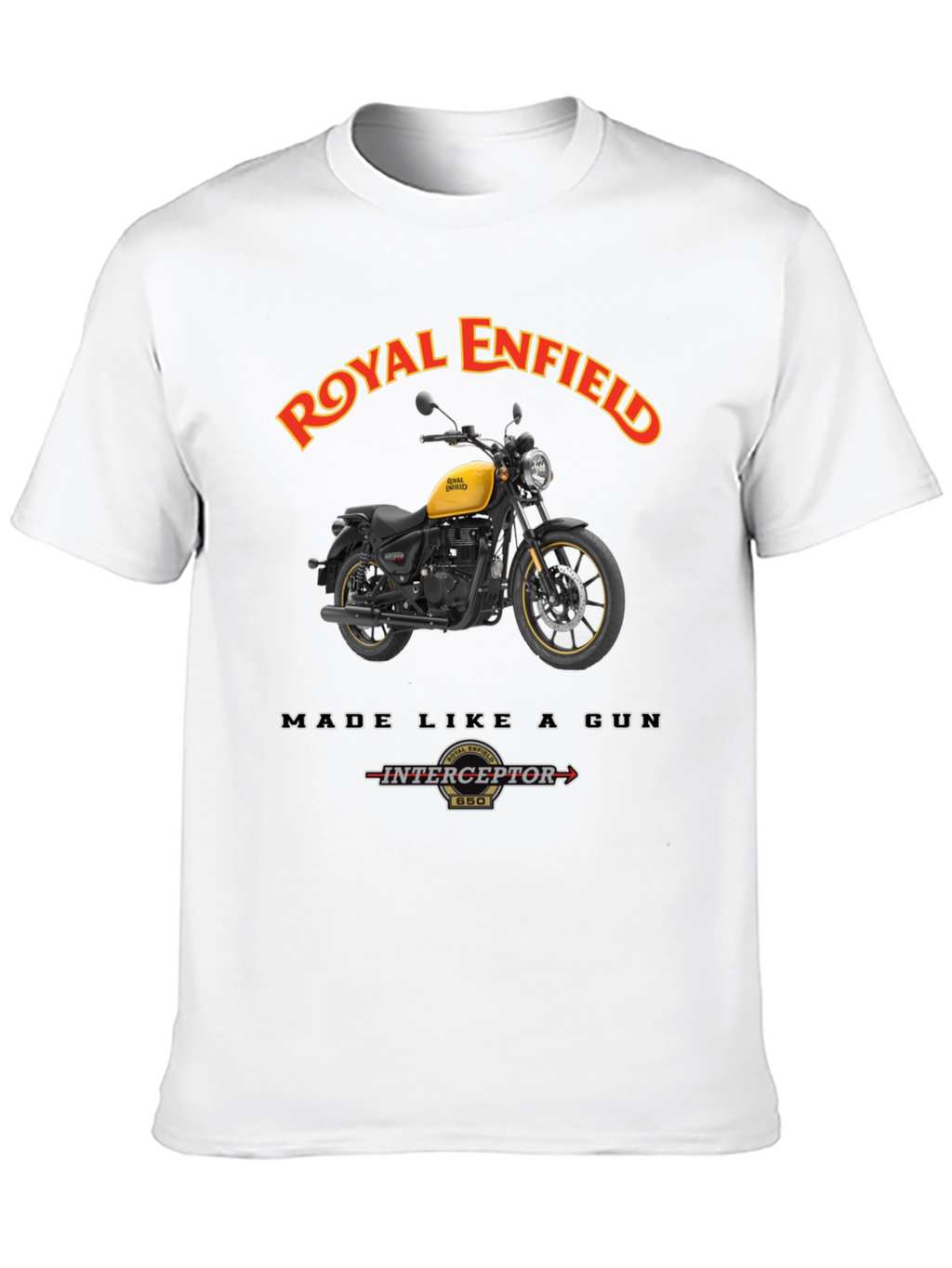 Royal Enfield Motorcycle Graphic T-Shirt
