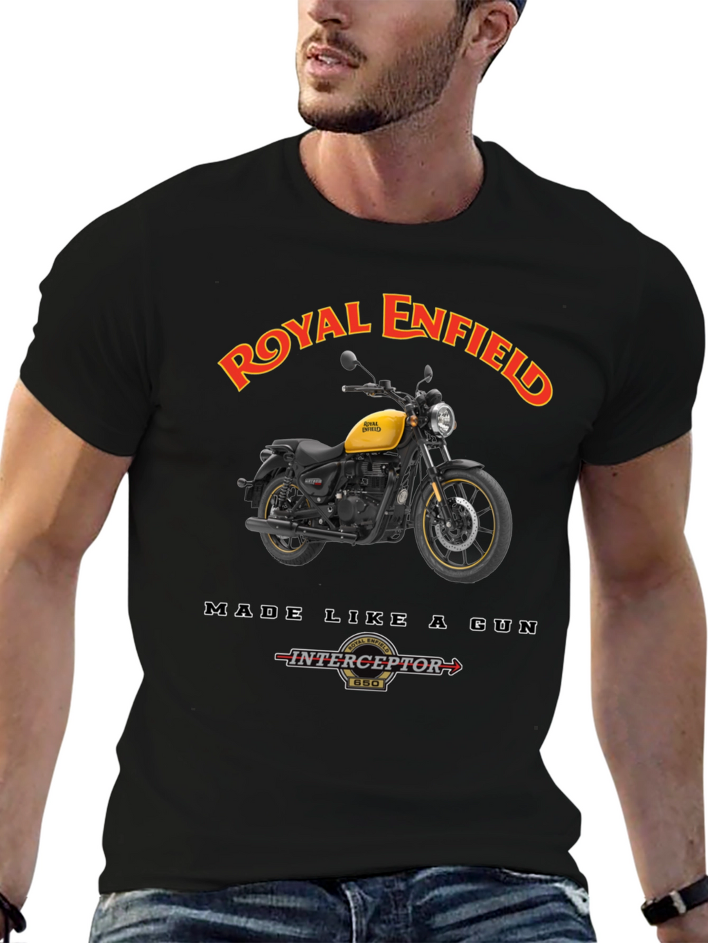 Royal Enfield Motorcycle Graphic T-Shirt