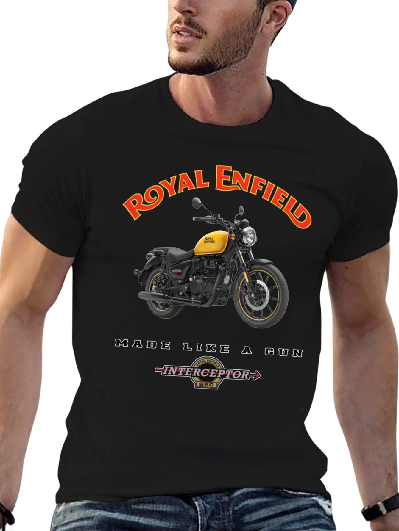 Royal Enfield Motorcycle Graphic T-Shirt