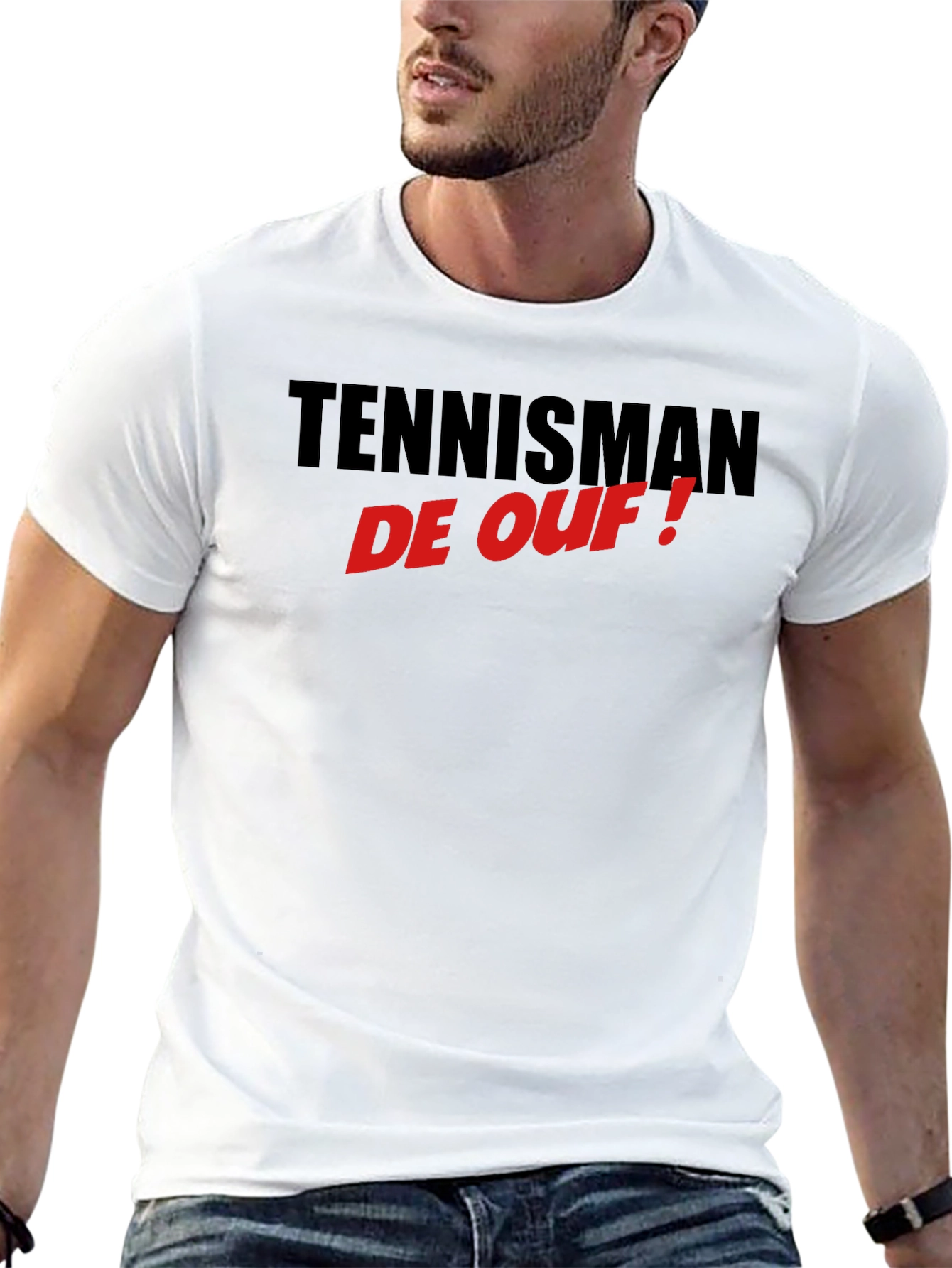 Tennisman de Ouf! T-Shirt - Black Cotton Tee