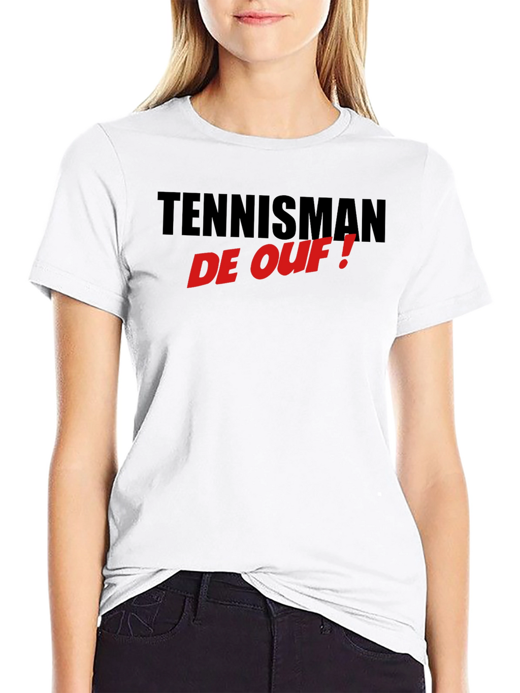 Tennisman de Ouf! T-Shirt - Black Cotton Tee