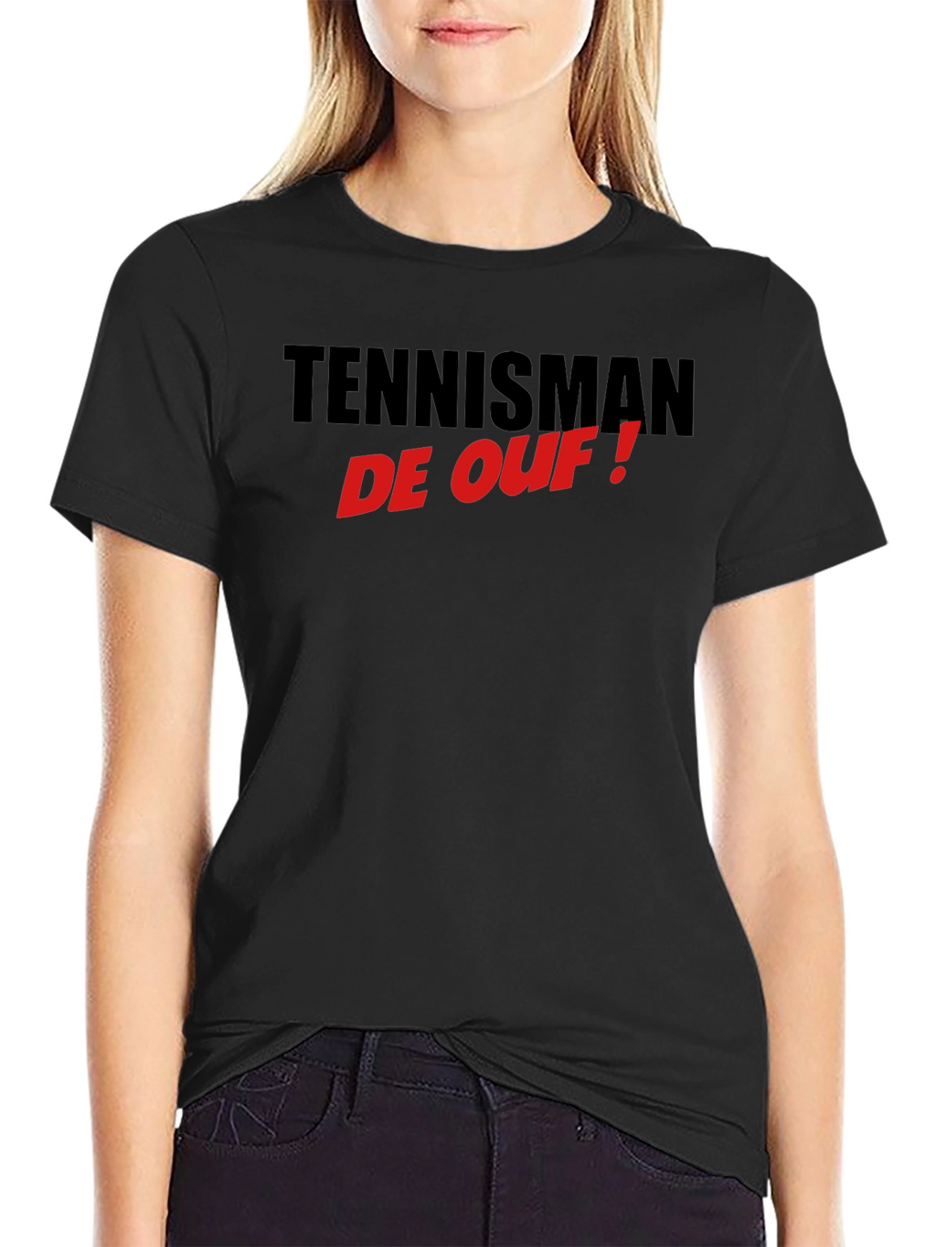 Tennisman de Ouf! T-Shirt - Black Cotton Tee