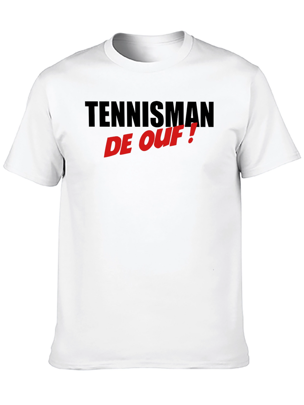 Tennisman de Ouf! T-Shirt - Black Cotton Tee