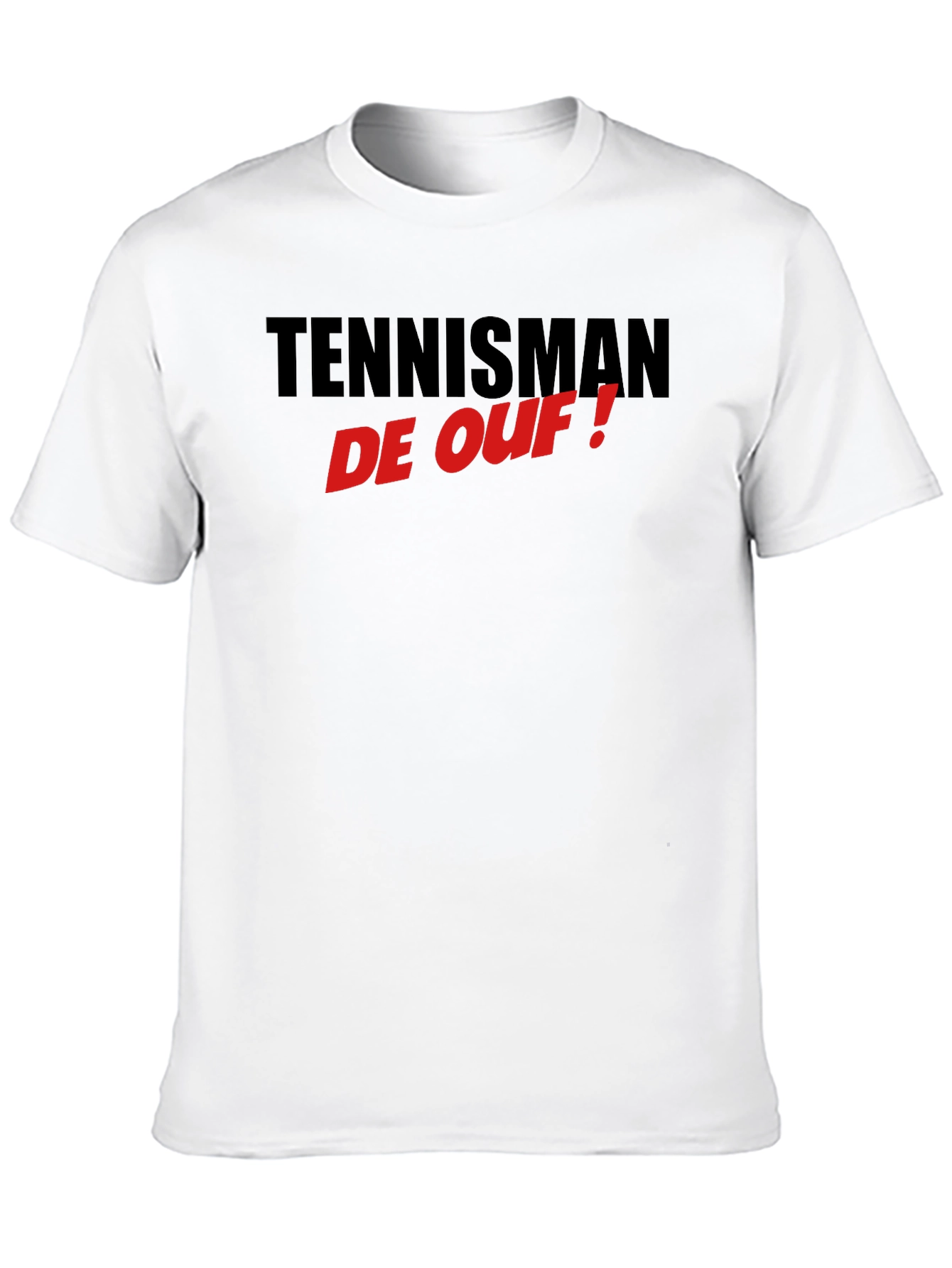 Tennisman de Ouf! T-Shirt - Black Cotton Tee