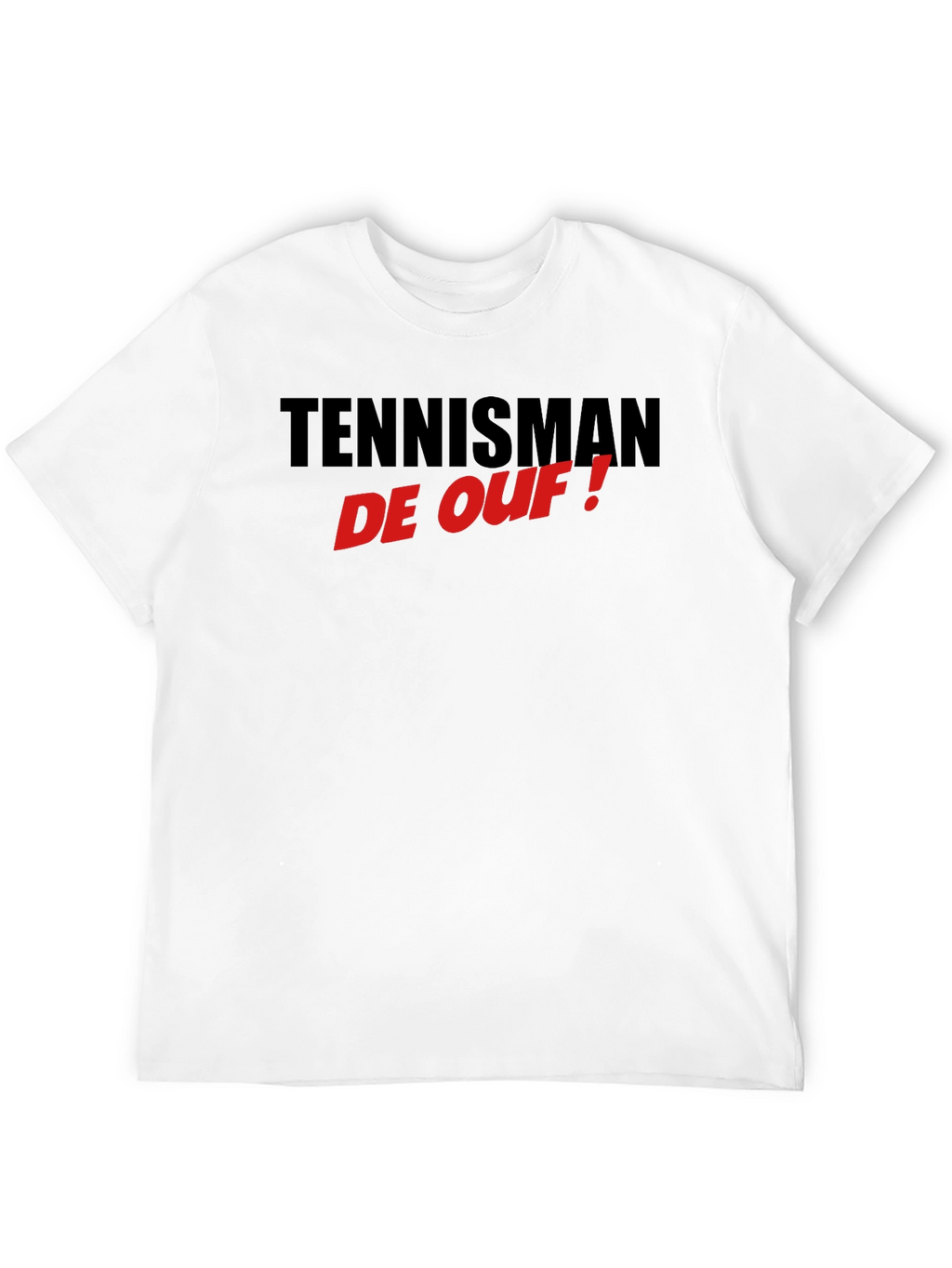 Tennisman de Ouf! T-Shirt - Black Cotton Tee