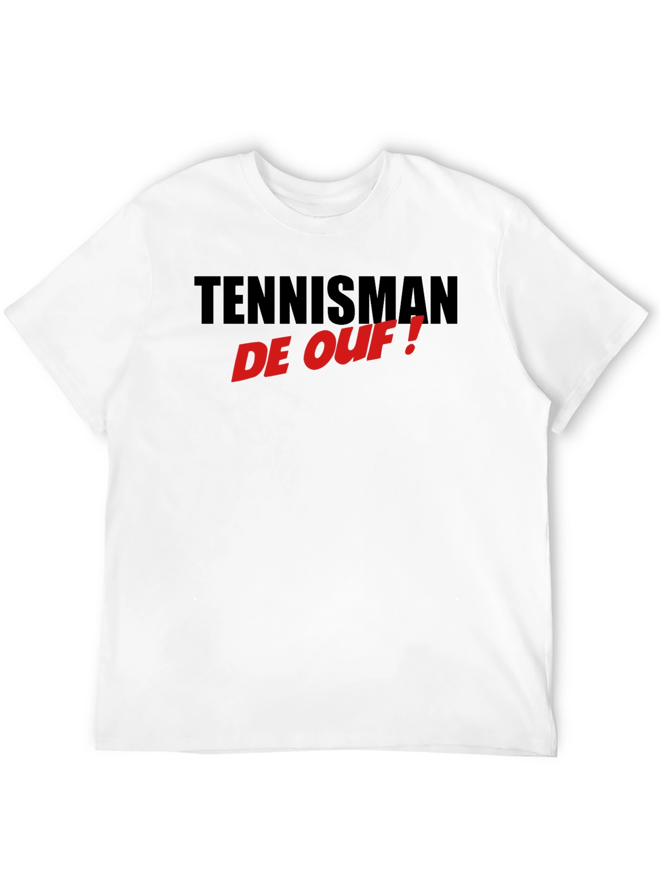 Tennisman de Ouf! T-Shirt - Black Cotton Tee