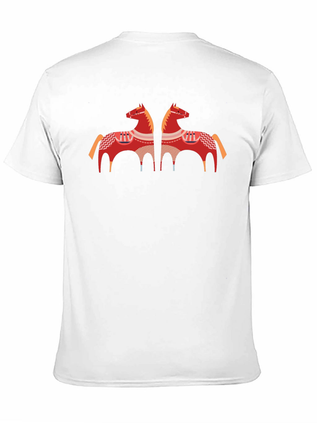 Black T-Shirt with Horse Graphic