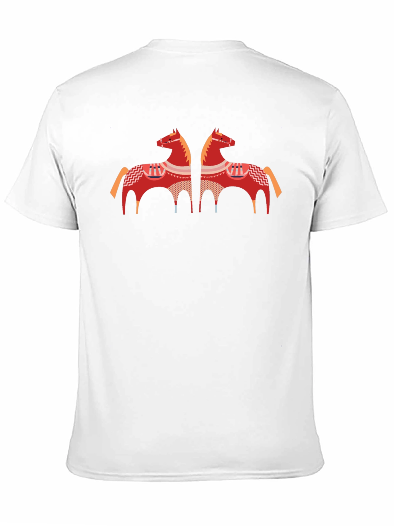 Black T-Shirt with Horse Graphic