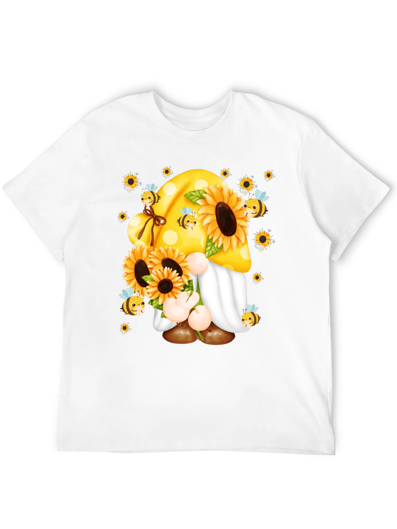 Sunflower Gnome T-Shirt - Bee Kind!