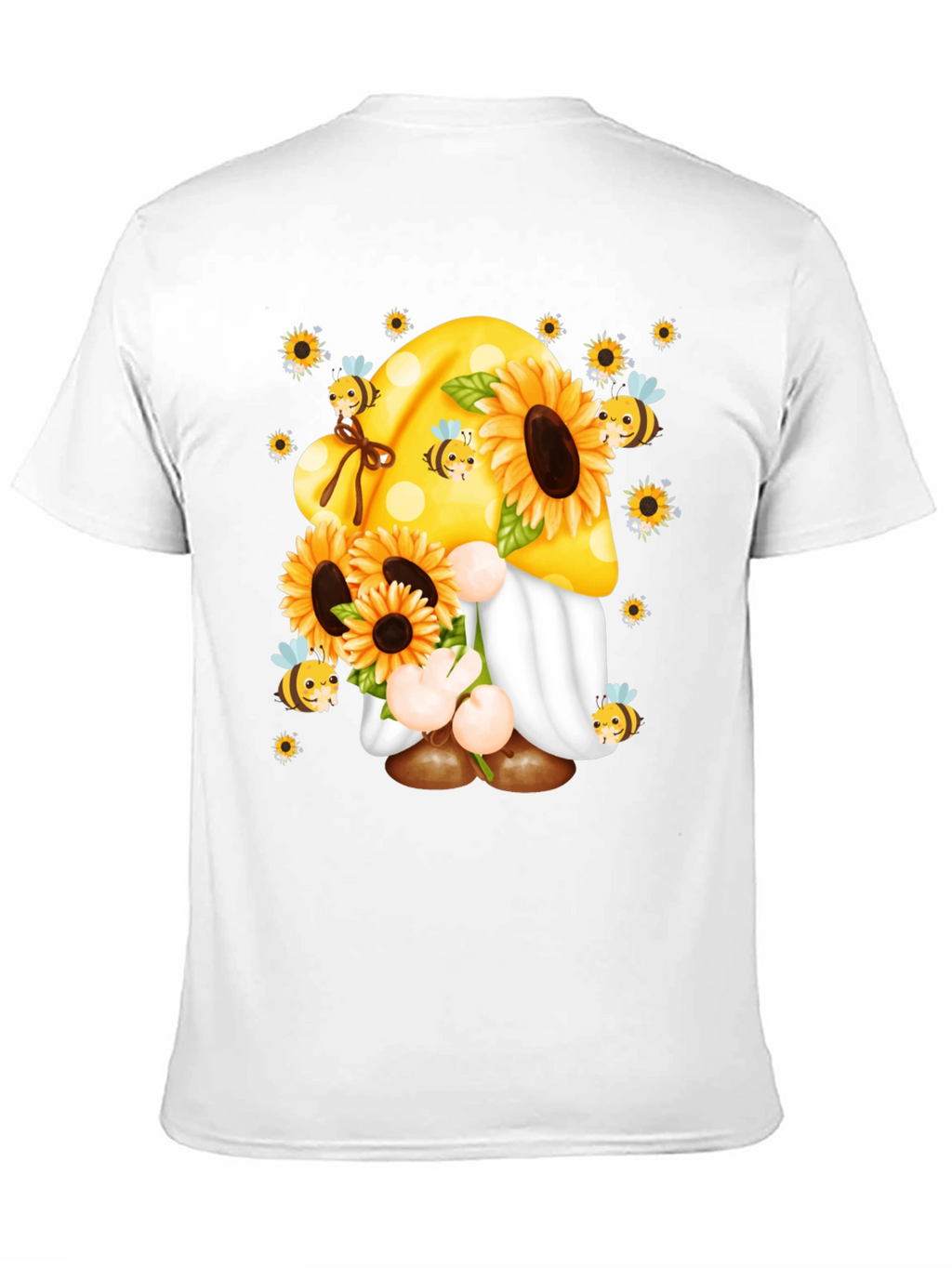 Sunflower Gnome T-Shirt - Bee Kind!