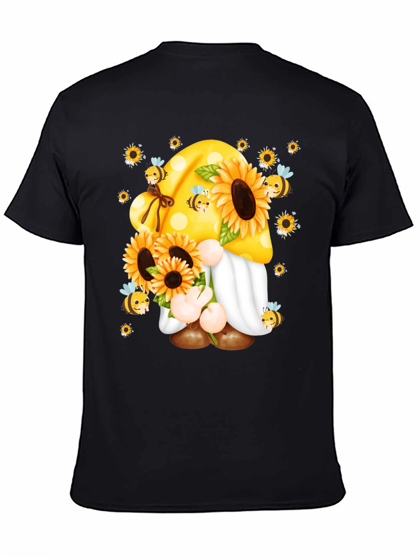 Sunflower Gnome T-Shirt - Bee Kind!