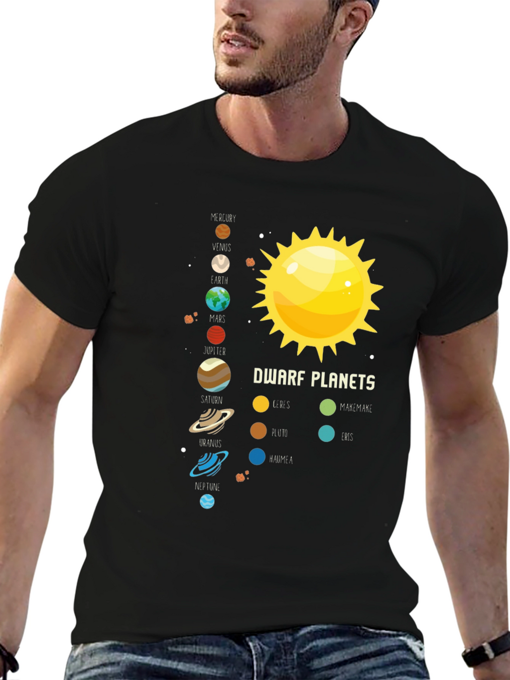 Solar System Planets T-Shirt - Astronomy Space Tee