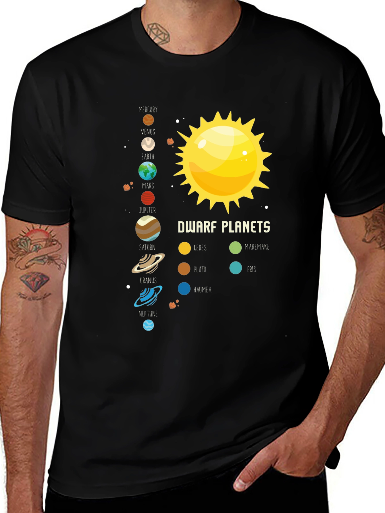 Solar System Planets T-Shirt - Astronomy Space Tee