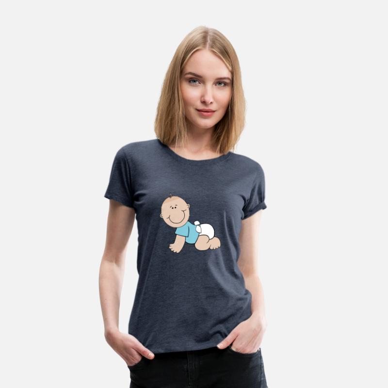 Baby Boy Crawling