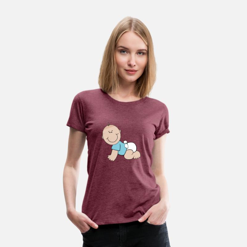 Baby Boy Crawling