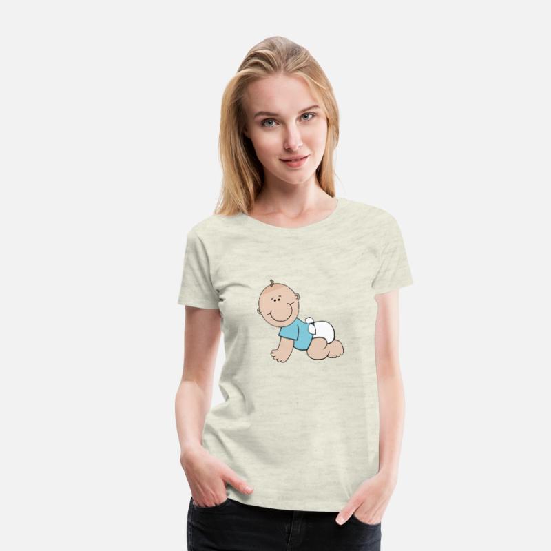 Baby Boy Crawling