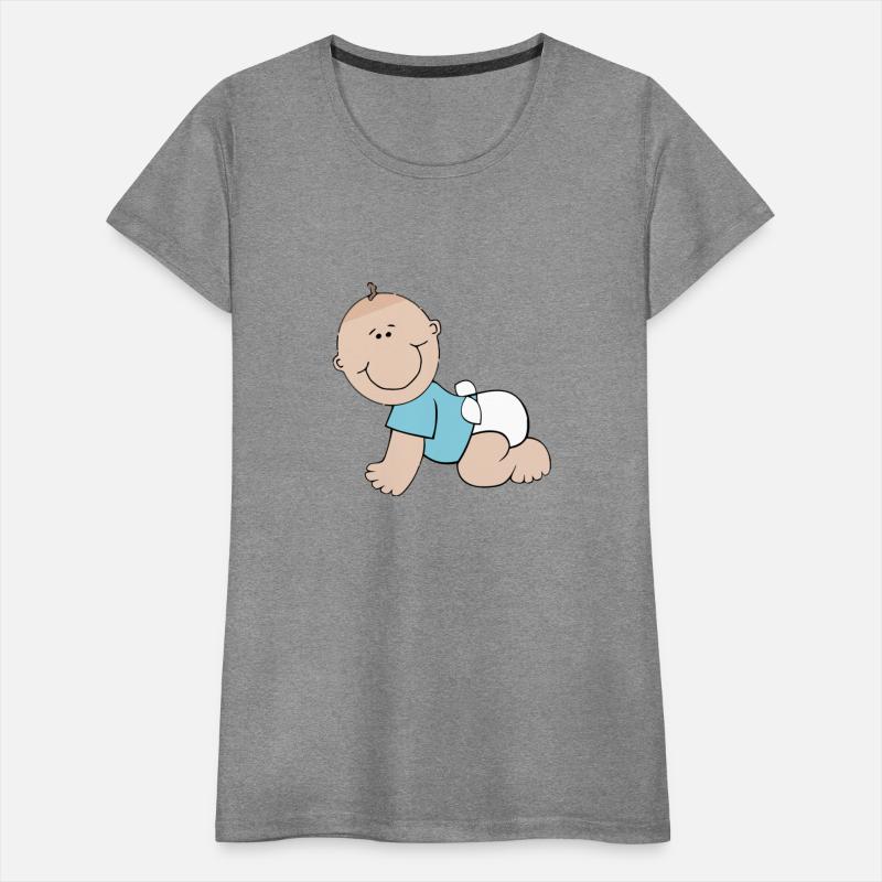 Baby Boy Crawling