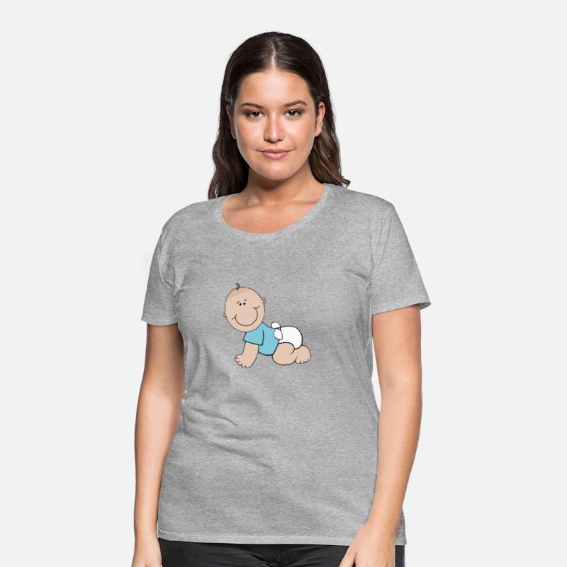 Baby Boy Crawling
