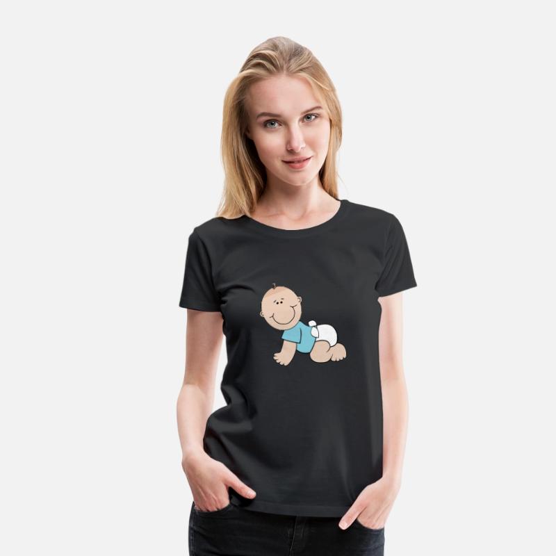 Baby Boy Crawling