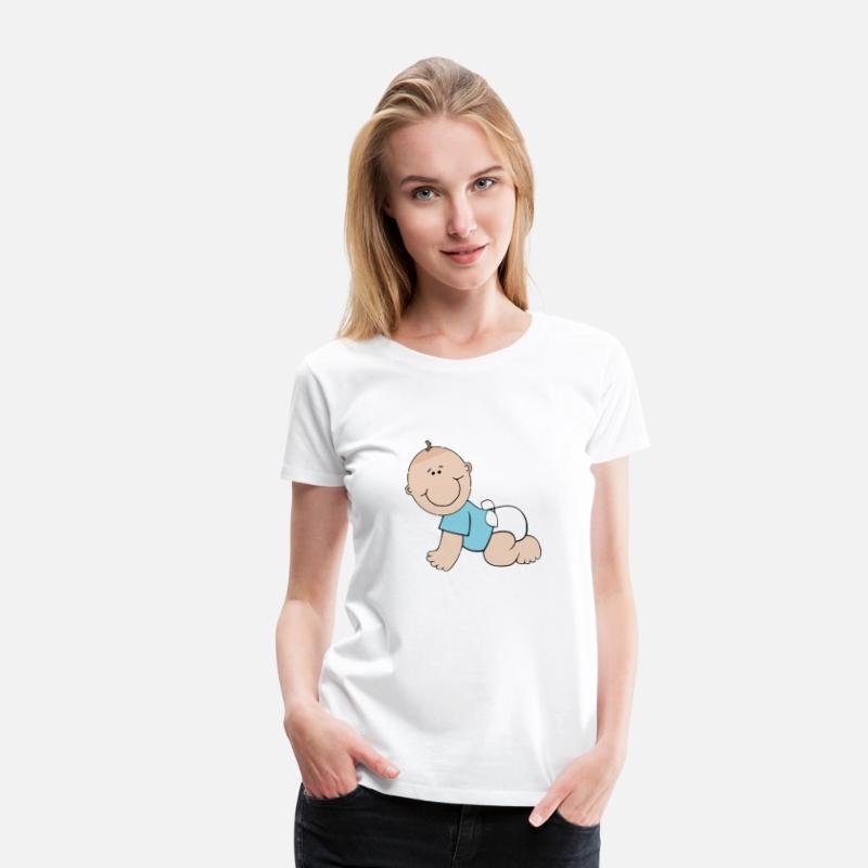 Baby Boy Crawling