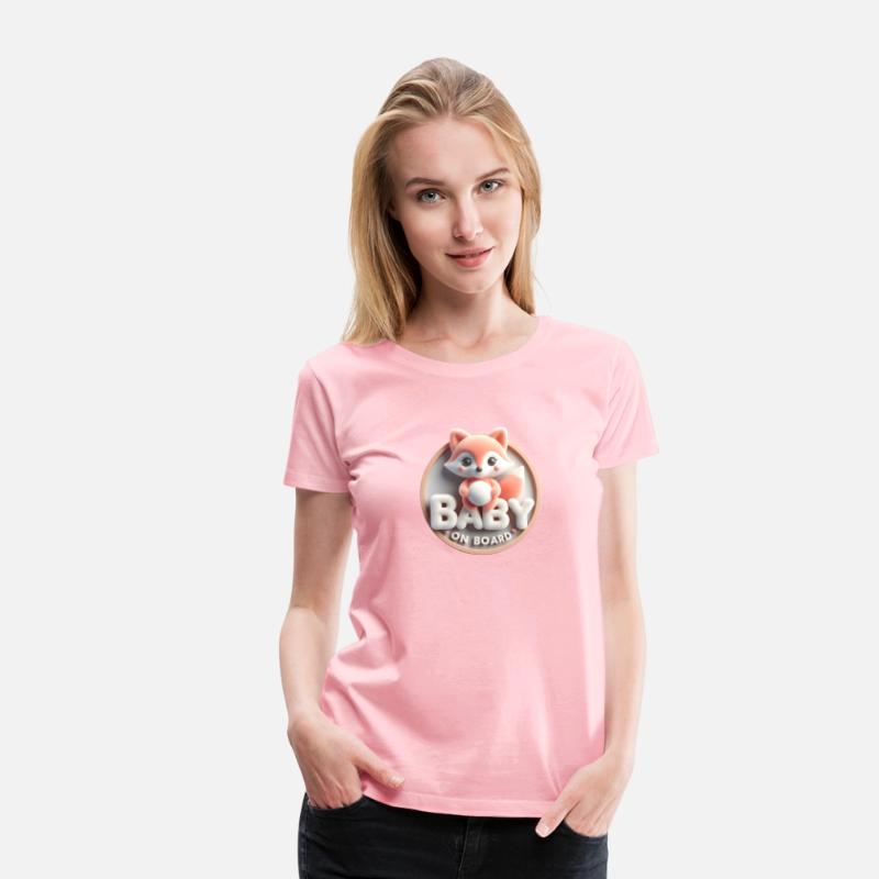 Baby on Board Announcement - Fox-Themed Design