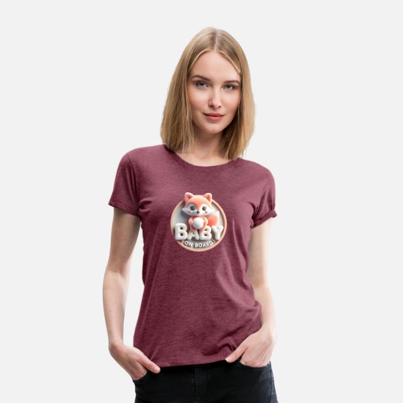 Baby on Board Announcement - Fox-Themed Design