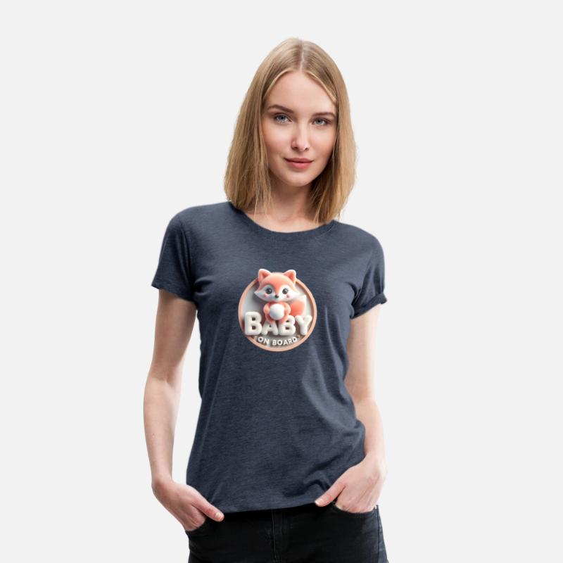 Baby on Board Announcement - Fox-Themed Design