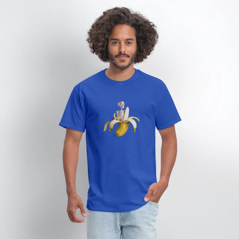 Banana T-Shirt with Skeleton