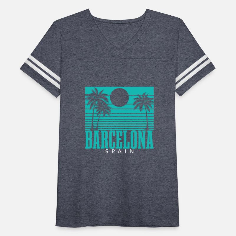 Barcelona Spain Palm Trees Surf