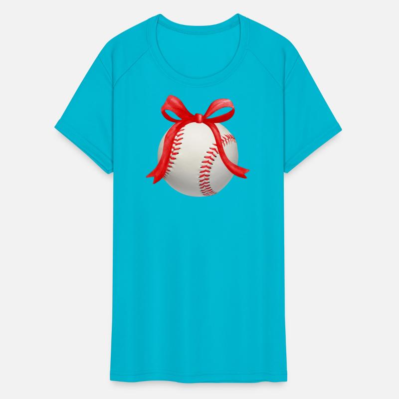 Baseball with Red Ribbon Gift Bow