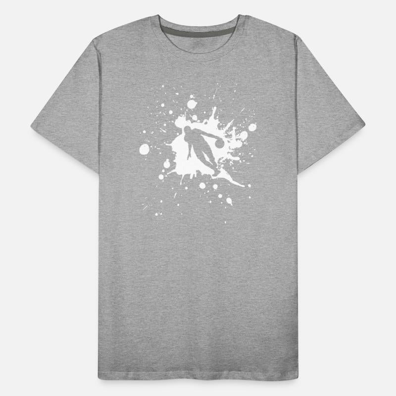Basketball Dribble Man White