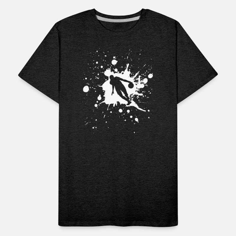 Basketball Dribble Man White
