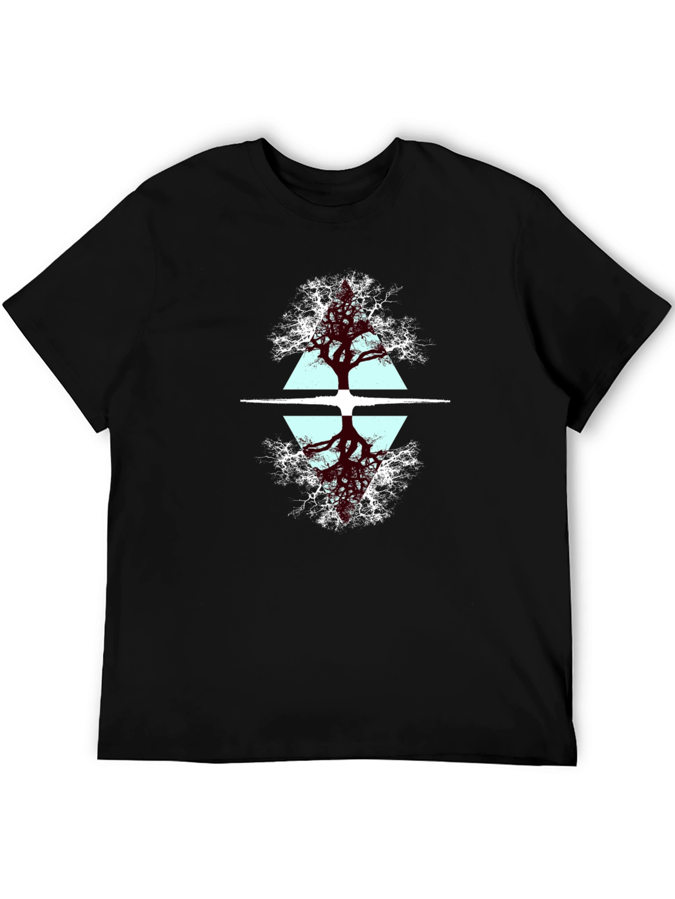 Geometric Tree Graphic Tee
