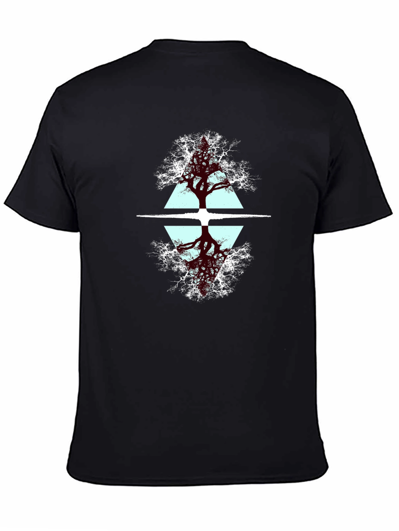 Geometric Tree Graphic Tee