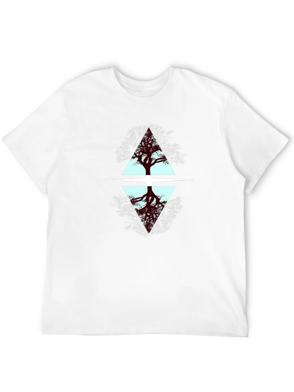Geometric Tree Graphic Tee