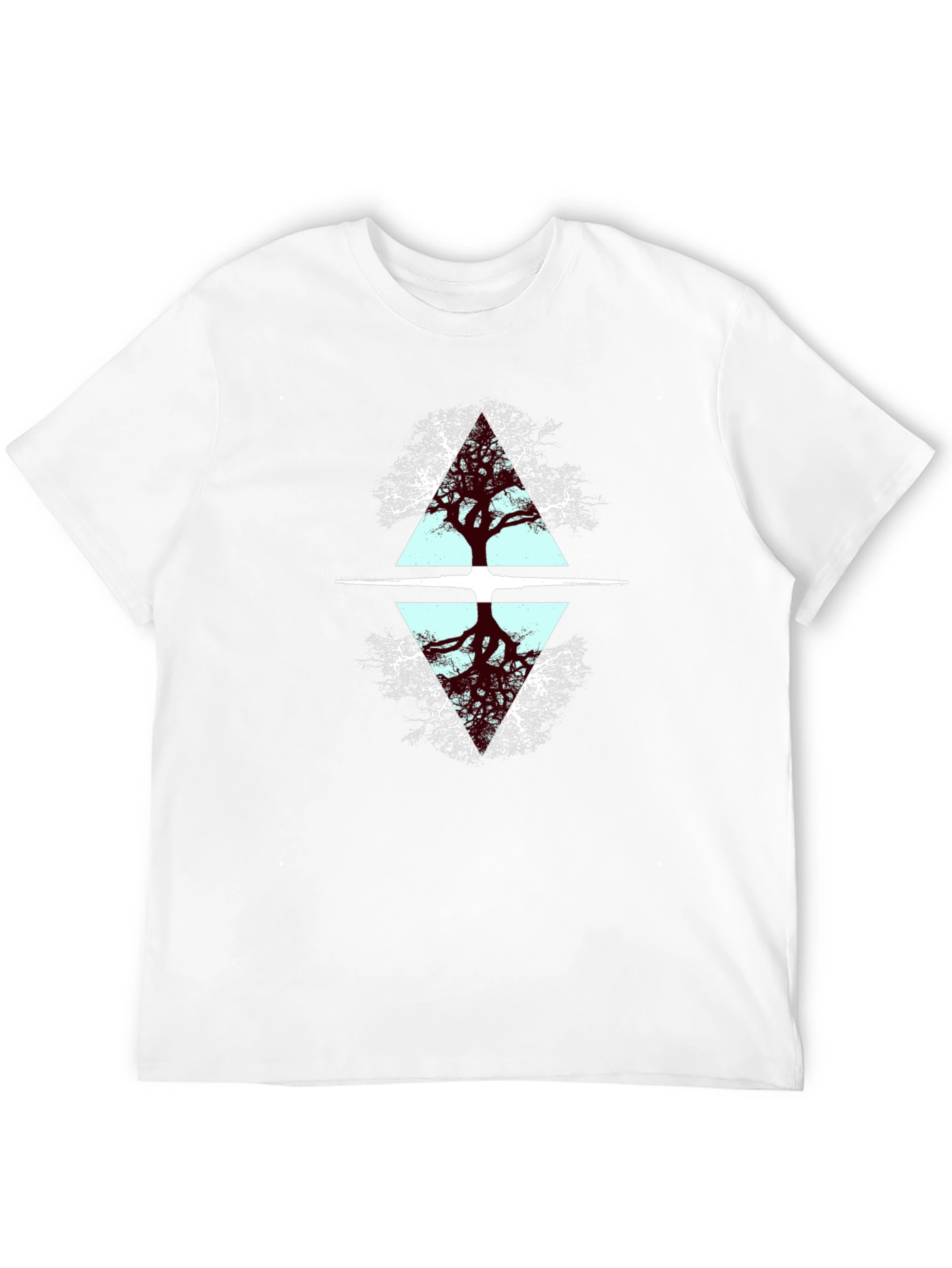 Geometric Tree Graphic Tee