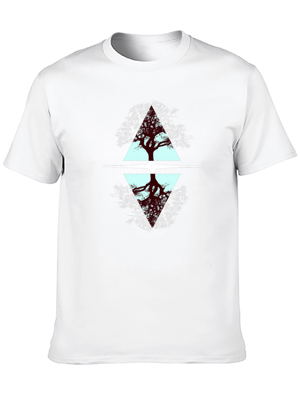 Geometric Tree Graphic Tee