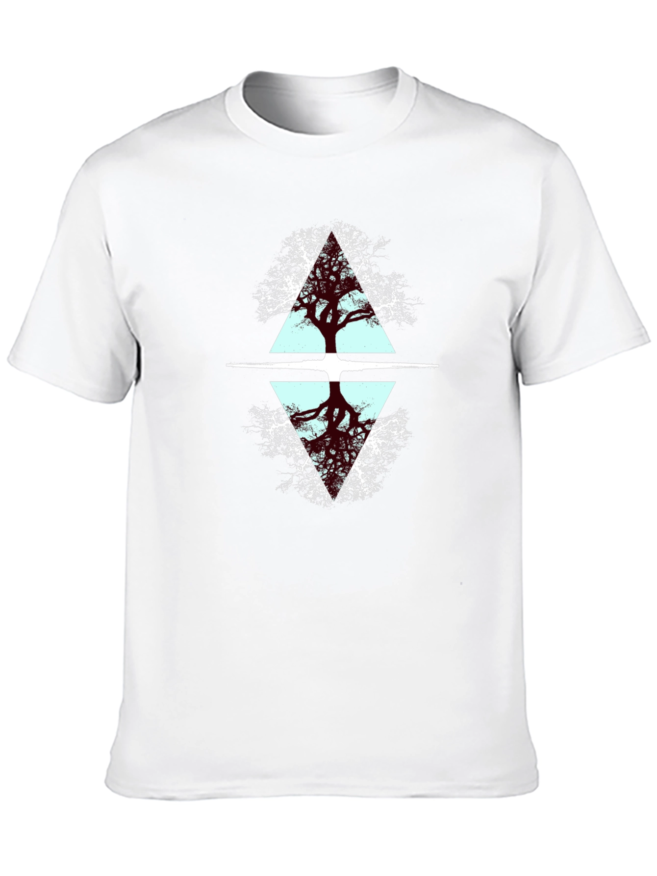 Geometric Tree Graphic Tee