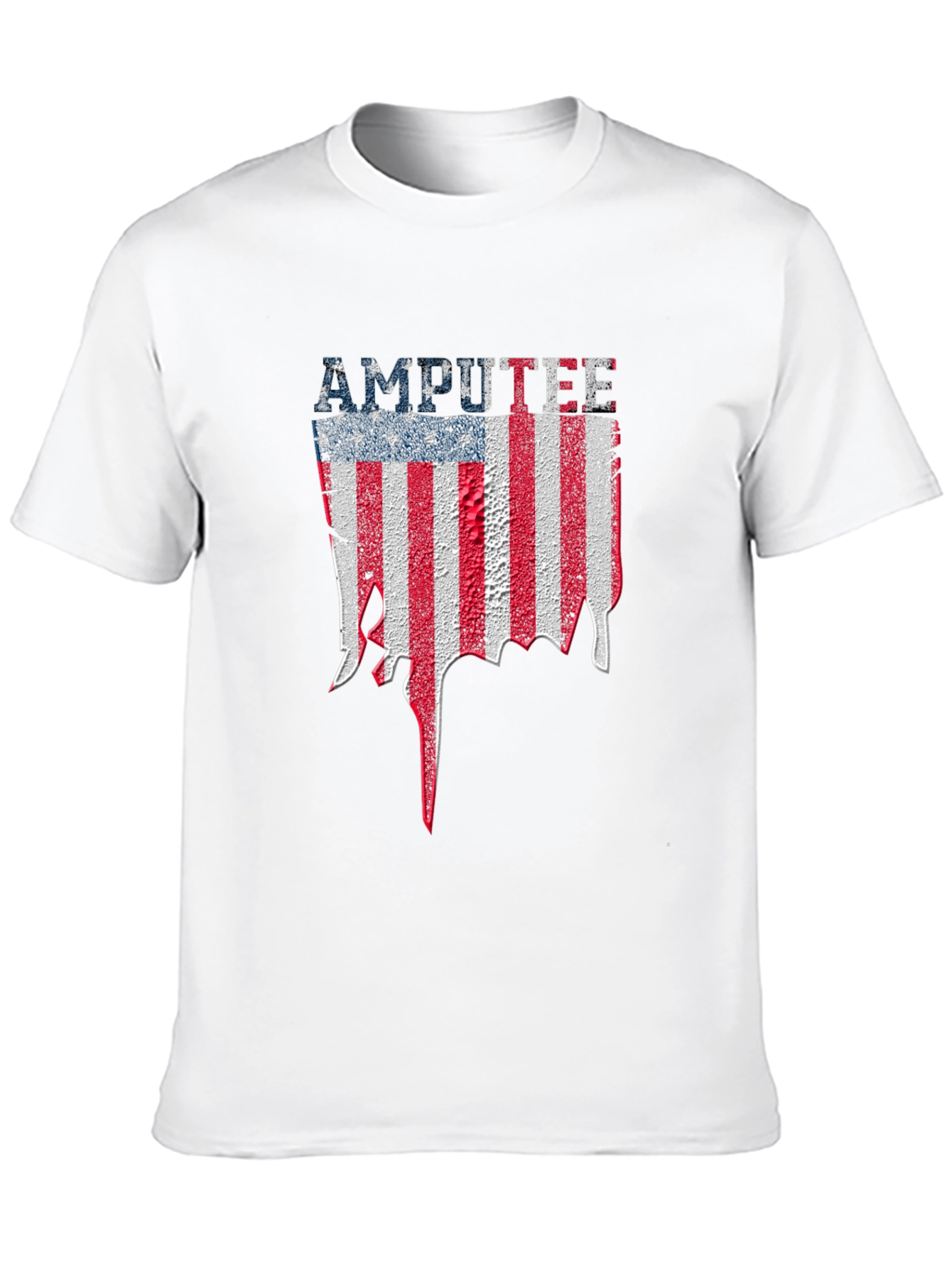 Amputee USA Flag Graphic T-Shirt