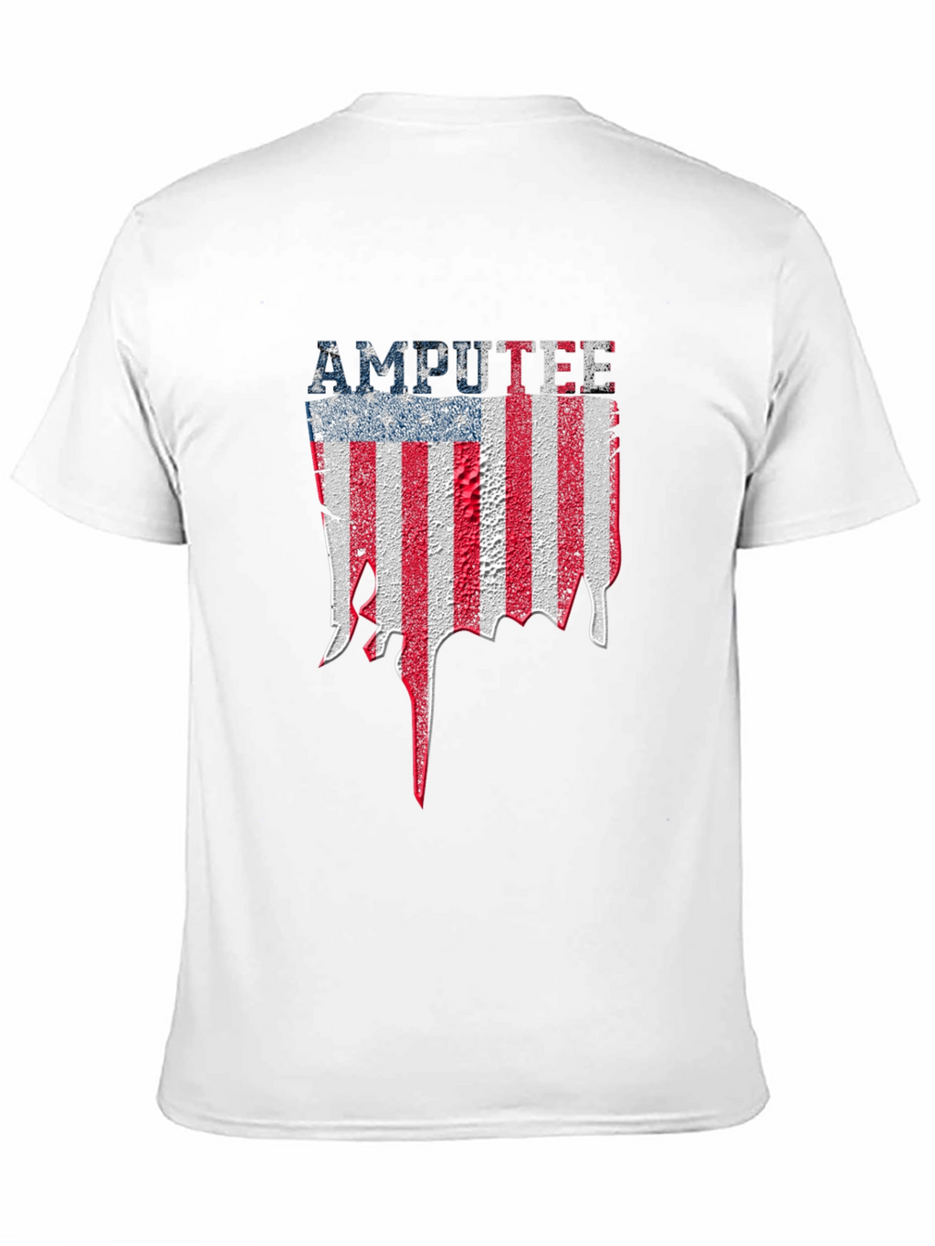 Amputee USA Flag Graphic T-Shirt