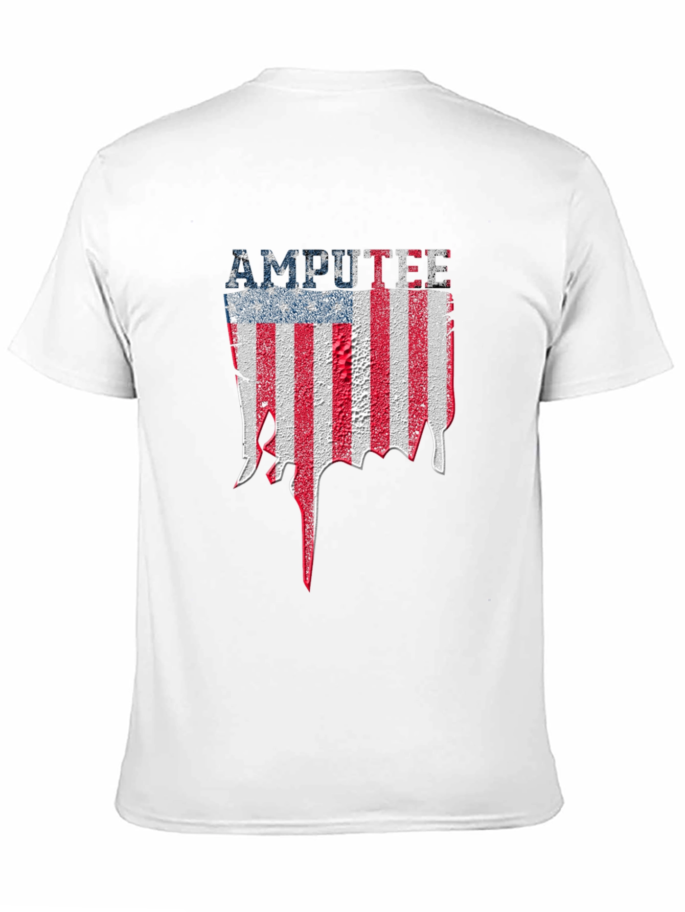 Amputee USA Flag Graphic T-Shirt